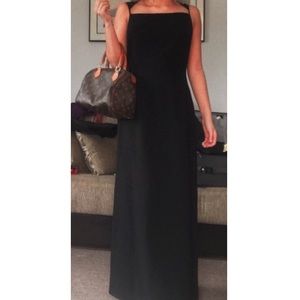 Tahari Black Long Dress